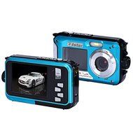 SSstar FHD 1080p Waterproof Digital Video Camera Double Screens 2.7 Inch Front LCD with 1.8 Inch Camera Easy Self... N4