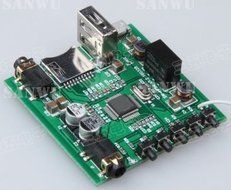 Bluetooth Audio Receiver USB DAC TF Card Decoding For Car/Home Speaker Refit DIY N3