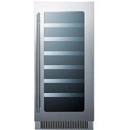 Summit CL15WC 15" 3.2 cu. ft. Capacity Built-In Wine Cellar with Digital Thermostat and Display White LED Lighting... N3