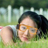 HD 1080P 5.0MP COMS Outdoor Sports Camera Glasses DVR Camera AT80