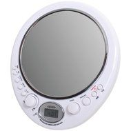 JENSEN JWM-150 AM/FM Alarm Clock Shower Radio with Fog-Resistant Mirror consumer electronics