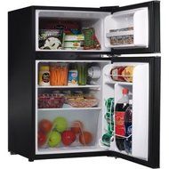 Amana 3.1 cu ft Compact 2-Door Refrigerator, Black N2