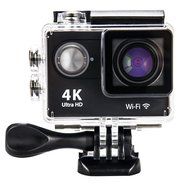 Sports Action Camera, 4K Waterproof Action Cam, Built in WIFI, 170&deg; Wide Angle Lens with 2 Batteries and Free...