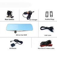 Cartool Dual-lens Car Camera HD 1080P 5.0 Inch Night Vision Support Android&nbsp;4.4.2 OS N4