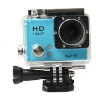 Generic 1080p Waterproof Action Camera 12mp 1080p Hd with Batteries and Free Accessories Kit (Wifi Blue) N4
