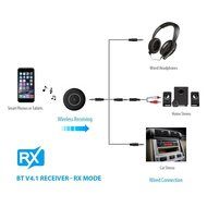 Bluetooth Transmitter and Receiver, Lantoo Bluetooth 4.1 2-in-1 3.5mm Audio Wireless Bluetooth Adapter (aptX ,... N4