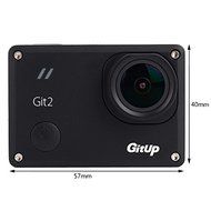 PULUZ GitUp Git2 Standard Edition 2K HD WiFi Action Camera DV Action Camera(Black) N4