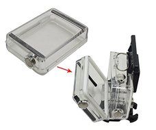 ProGear Clear Waterproof Housing Backdoor With Button For GoPro Hero 3+ LCD Version N3