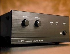 TOA Electronics BG-115 PROFESSIONAL PA AMPLIFIER 15 W THREE INPUT 70 VOLT / 8 OHM OUTPUT