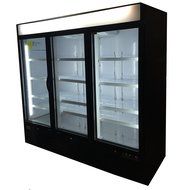 Commercial 72cf Frozen Food Ice Cream Glass Door Reach In Freezer Merchandiser