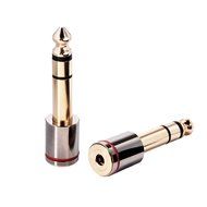 eBoot Stereo Jack Adapter 6.35 mm Male to 3.5 mm Female Audio Headphone Adaptor Plug, 3 Pack N4