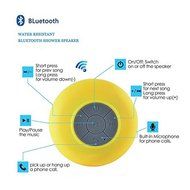 Wireless Bluetooth Speaker Waterproof Mini Shower For iPhone Tablet PC N16