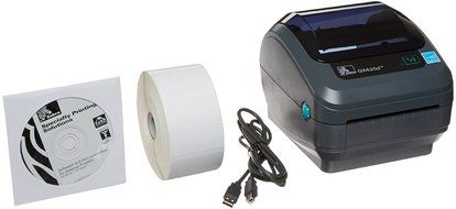 Zebra Technologies GX42-202510-000 Desktop Printer, GX420D Series, 203 DPI Resolution, Direct Thermal