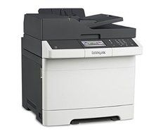 Lexmark CX410E Laser Multifunction Printer - Color - Copier/Fax/Printer/Scanner - 2400 x 600 dpi Print - Gigabit...
