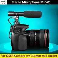 admomon Pinli MIC-01 Digital Video Professional Studio/Stereo Shotgun Recording 3.5mm Microphone for CANON NIKON... N5