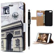 iPhone 7 Case (4.7 inch) - Wallet Folio Flip Premuim PU Leather Case Colorful Print Design with Stand Magnetic... N59