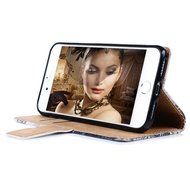 iPhone 7 Case (4.7 inch) - Wallet Folio Flip Premuim PU Leather Case Colorful Print Design with Stand Magnetic... N61