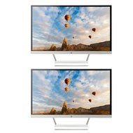 Hewlett Packard 2 Pavilion 27xw 27&quot; IPS LED Backlit Monitors Bundle - Includes 2 Monitors N7