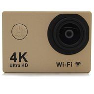 Unitesoul SPV-1 WiFi HD Action Sports Camera 2.0 4K 25FPS 1080P 60FPS 170 Degree Wide-Lens waterproof ，Gold N4