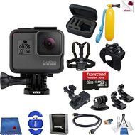 Gopro Hero 5 Black 13 Piece Into The Wild Bundle Includes: Go Pro Hero5 Black + Case + Floaty Bobber + Chest Strap...