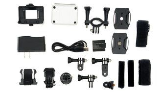 HobbyPartz Sport Action Camera V2.0 WIFI 1080P 60fps HD HDMI Black 16MP + 170 degree Wide Angle Shockproof Waterproof... N4