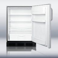 Summit FF6B7CSS 5.5 cu. ft. Compact Refrigerator with Built-In or Freestanding Capability Automatic Defrost Adjustable... N5