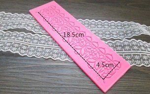 Anyana Big Silicone Fondant Lace Sugarcraft Mould Embossing Mat Cake Impression Floral Gum Pastry Tool Kitchen...