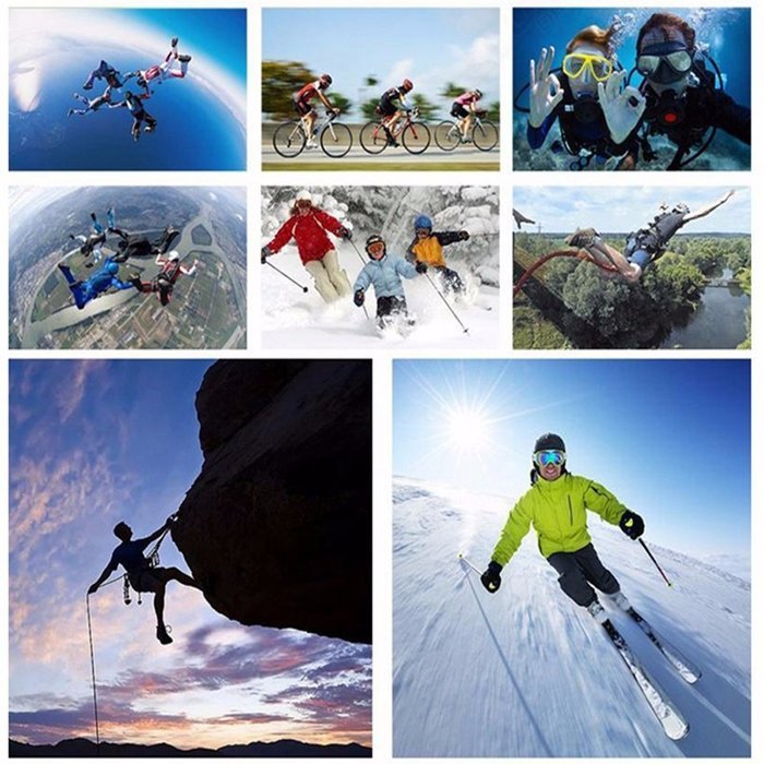 360 Panoramic Camera, Hizek Wireless Mini Sports Action HD Video Camera Outdoor Camera DV Player With Remote Control... N5