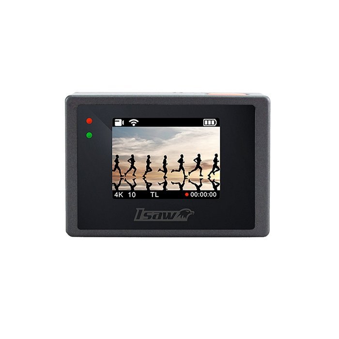 ISAW EDGE Wi-Fi 4K Action Camera Black N2