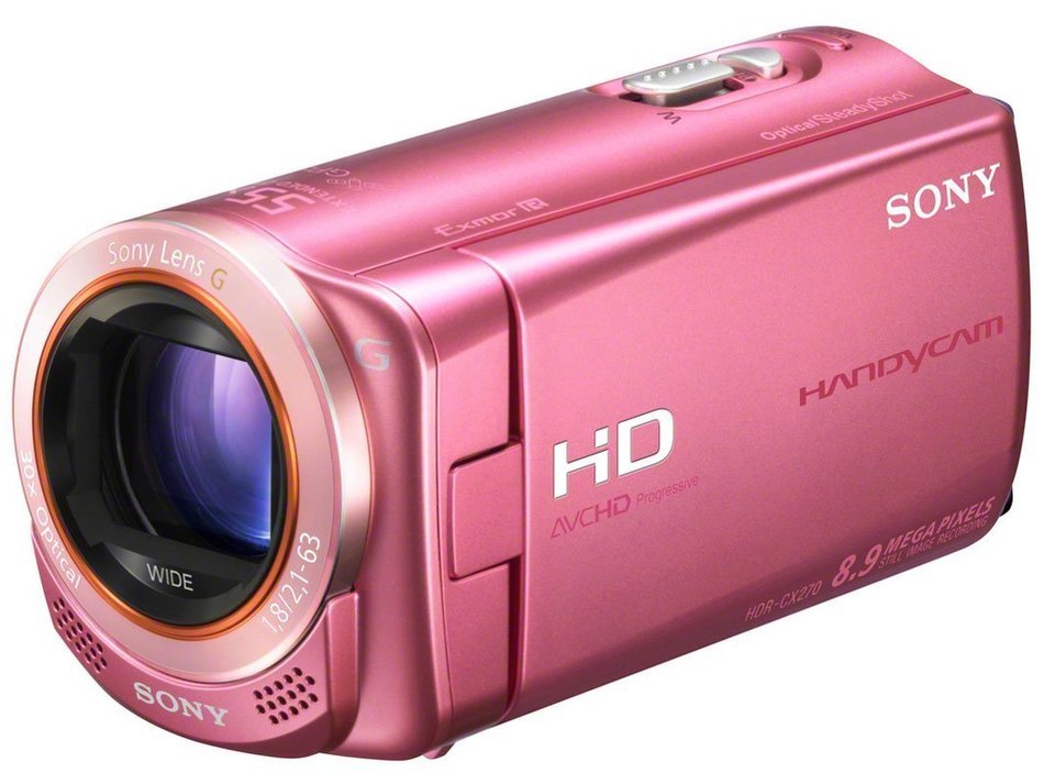 SONY HDR-CX270V Digital HD Camcorder Sakura Pink - International Version (No Warranty) N2