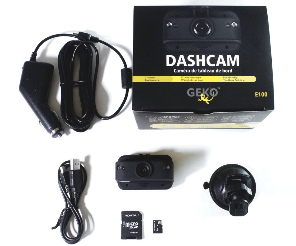 GEKO E1008G E100 Full HD 1080P Dash Cam - Car DVR Dashboard Camera Video Recorder with Night Vision, Parking Monitor... N4