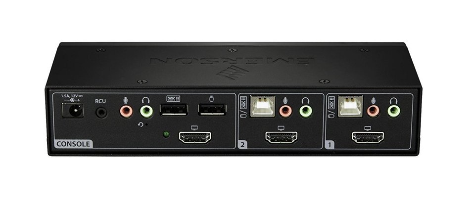 Avocent 2-Port DVI-I Standard Desktop KVM Switch (SV220-001) N15