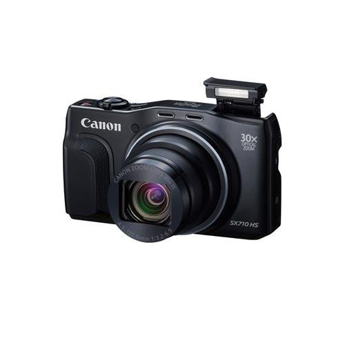 Canon PowerShot SX710 HS Digital Camera, 20.3MP, 30x Optical Zoom, Black - Bundle with Canon Connect Station CS100 N3