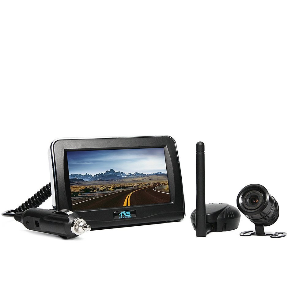 Rear View Safety Wireless Backup Camera System with Cigarette Lighter Adaptor RVS-091406 (Black) N5