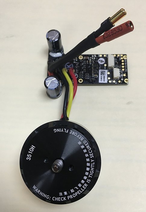 DJI INSPIRE ONE V2.0 3510H MOTOR AND ESC M2 - M4 - CW (BLACK SCREW) N2