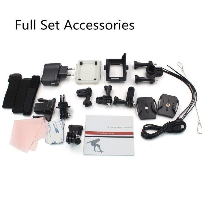 Sport Camera WiFi HD DV 1080P 30FPS High Speed Underwater 30M 2.0 Inches LCD Screen 170&deg;Wide Angle Action Camera...