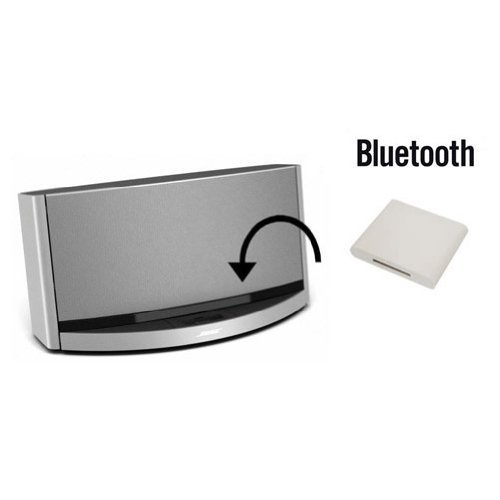 Bluetooth A2DP Music Audio Receiver Adaptor Adapter for 30-Pin iPod iPhone Dock Speaker-Stream Music Wirelessly... N3
