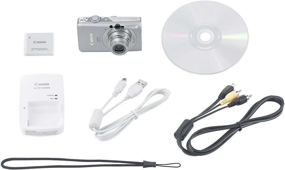 Canon Digital Camera IXY 110 IS Silver IXYD110IS - International Version N6