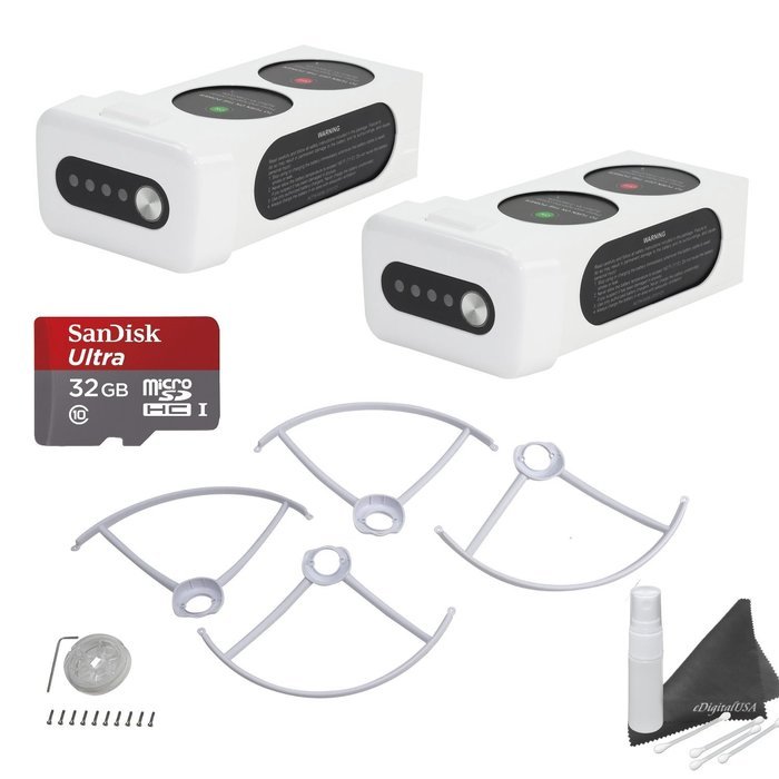 Autel Robotics X-Star Accessory Bundle: Includes 32GB SanDisk MicroSD Card + 2 X-Star Batteries Li-Po with 4900mAh... N2