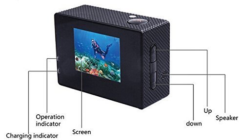 Digi4U Wifi 12Mp 1080P Waterproof HD Helmet Sport Action Video Camera Cam Dv Dvr Silver N5