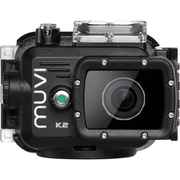 Veho Muvi K2 Wi-Fi HD Video Action Camera Camcorder & 100m Underwater Housing + 32GB Card + Car Suction Cup &... N4