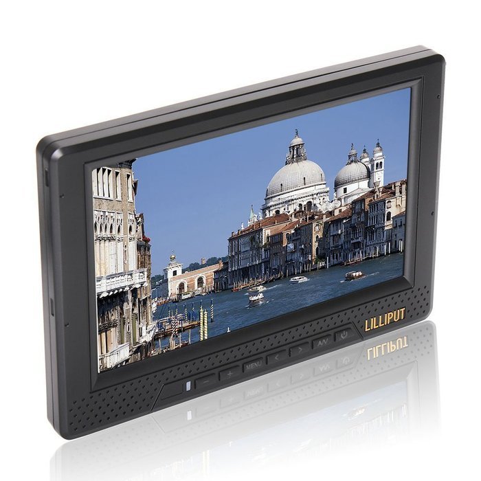 Lilliput 668GL 70NP/H/Y 7" On-camera Field HD Monitor For DSLR with HDMI Ypbpr and Composite...