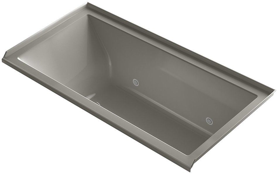 KOHLER 1167-RVBC-K4 Underscore 60-Inch x 30-Inch Alcove VibrAcoustic Bath with Chromatherapy and Right-Hand Drain... N7