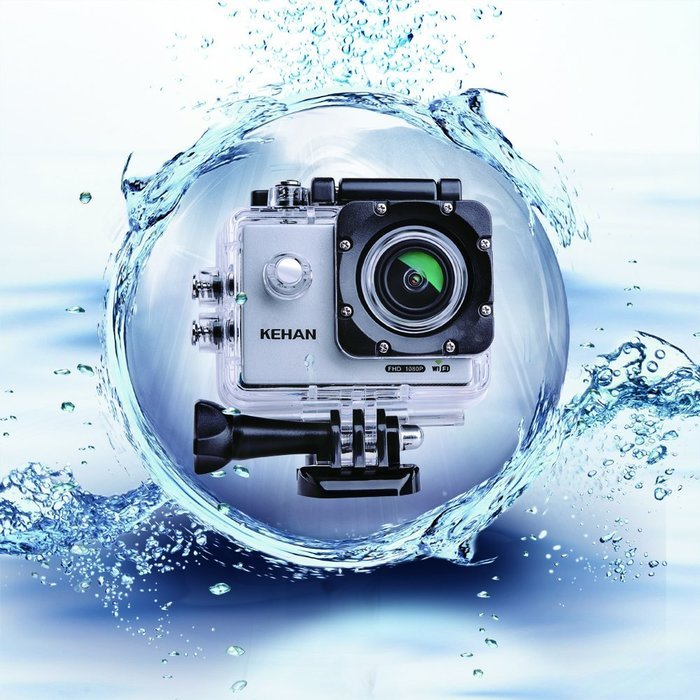KEHAN C60 FHD Mini Wi-Fi Action Camera H.264 16MP 1080P 60fps Sport DV Video Camcorder 2.0" Screen 170 Degree... N6