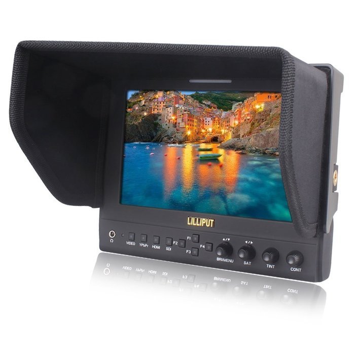 7" Field Monitor with Advanced Functions for DSLR & Full HD Camcorder;Lilliput 663/P (HDMI input, Advanced Functions)