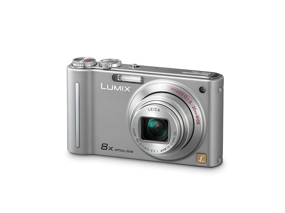 Panasonic Lumix DMC-ZR1 12.1MP Digital Camera with 8x POWER Optical Image Stabilized Zoom and 2.7 inch LCD (Silver) N4
