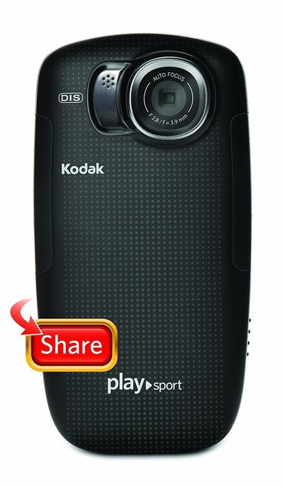 Kodak PlaySport (Zx5) HD Waterproof Pocket Video Camera - Aqua (2nd Generation) N9