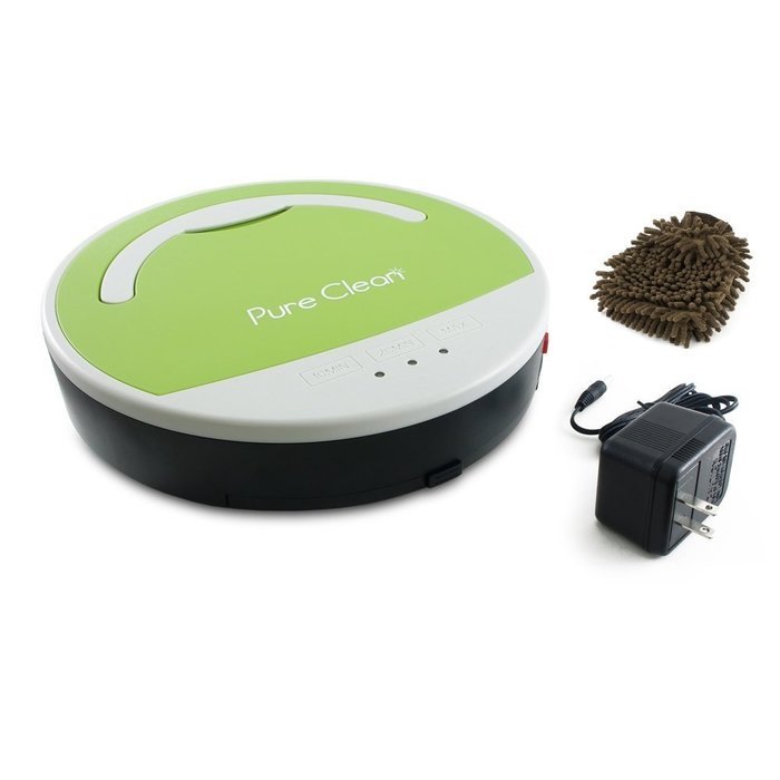 PUCRC15 Pure Clean Automatic Vacuum Robot Floor Cleaner (Complete Set) w/ Bonus: Premium Microfiber Cleaner Bundle N4