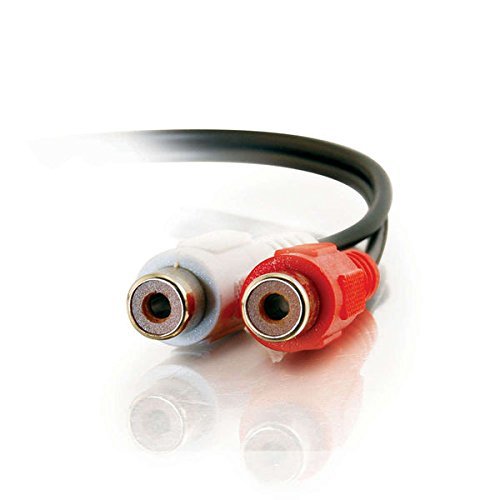 C2G / Cables To Go 40468 Value Series RCA Stereo Audio Extension Cable (6 Feet, Black) N3