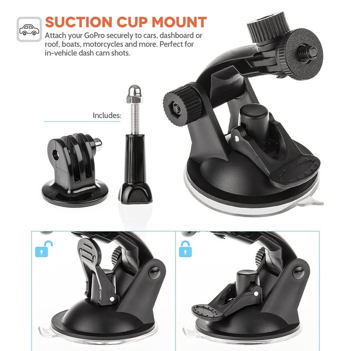 Yousave Accessories Ultimate 6 Piece GoPro Action Camera Accessory Bundle For GoPro HD & Hero 2 / 3 / 3+ / 4 N5